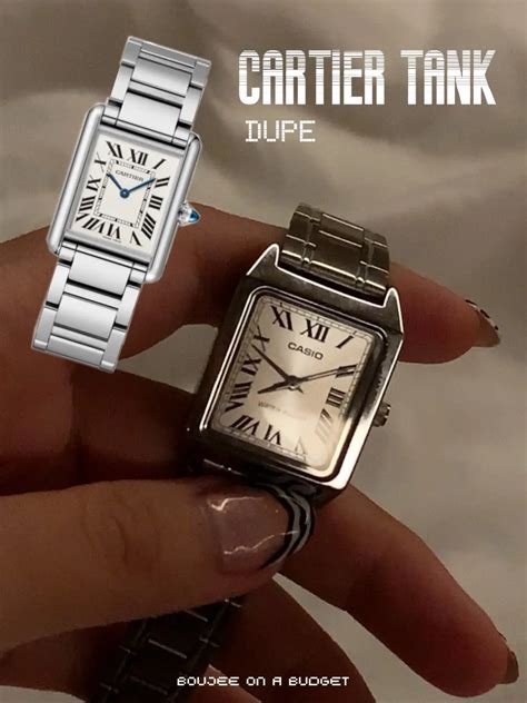 casio cartier watch dupe